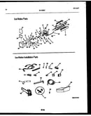 Ice maker and installation parts