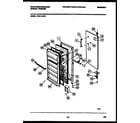 White-Westinghouse RT216SCD0 door assembly diagram
