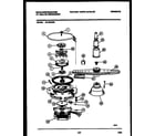 White-Westinghouse SU182NXR2 motor pump parts diagram