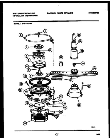 Motor pump parts