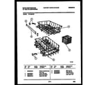 White-Westinghouse SU182NXR2 racks and trays diagram