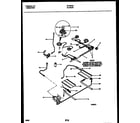 White-Westinghouse GF790RXW1 burner, manifold and gas control diagram