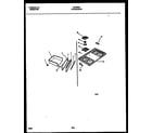 White-Westinghouse GF790RXW1 cooktop and drawer parts diagram