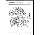 White-Westinghouse LT350RXW1 console, control and door parts diagram
