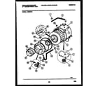 White-Westinghouse LT350RXW1 tub and component parts diagram