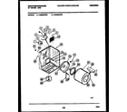 White-Westinghouse DG400KXW6 cabinet and component parts diagram