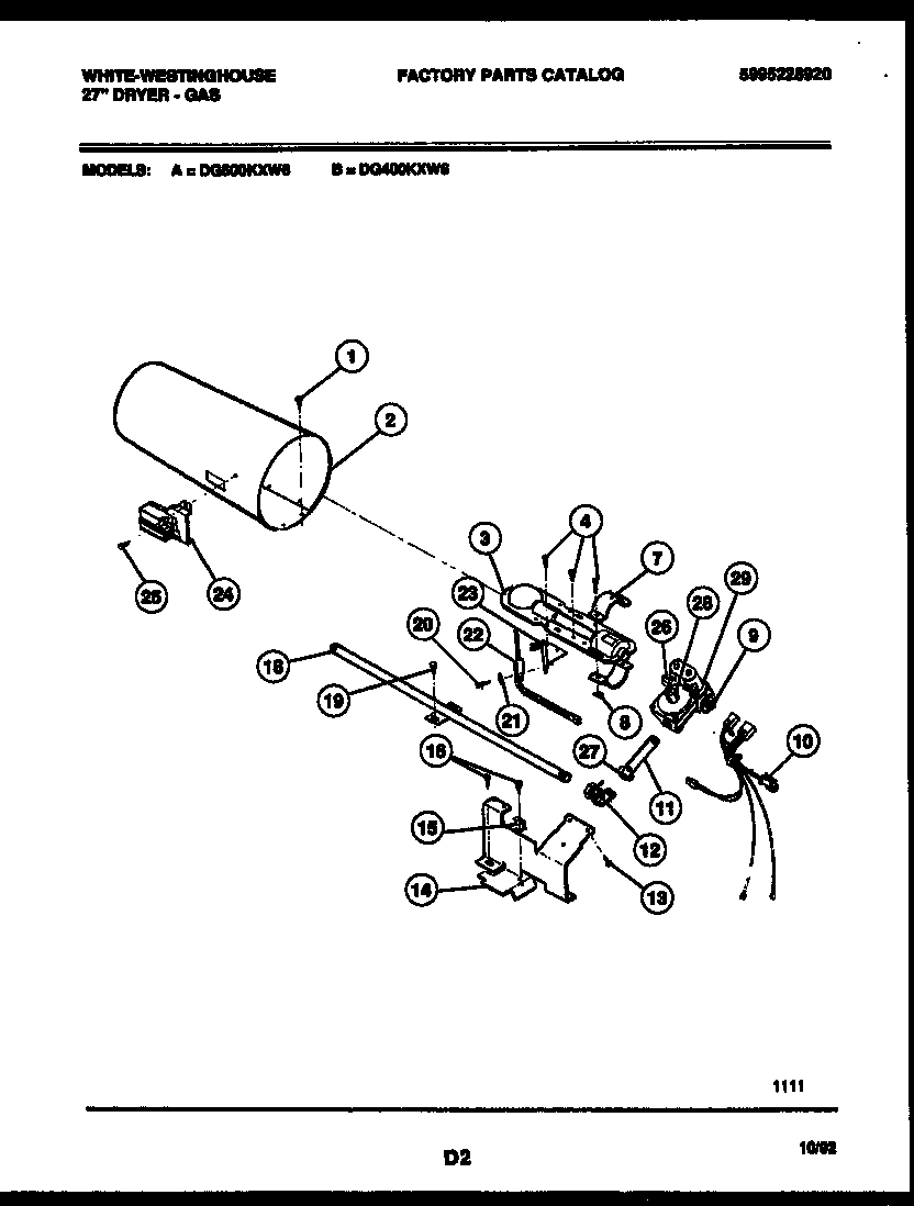 BURNER, IGNITER AND VALVE