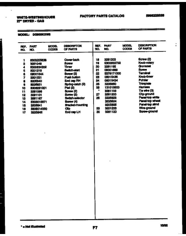 Blower and drive parts