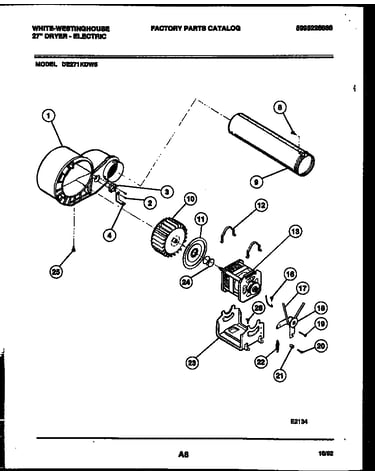 Blower and drive parts