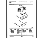 White-Westinghouse KF400GDW7 broiler parts diagram