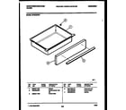 White-Westinghouse KF400GDW7 drawer parts diagram