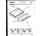 White-Westinghouse KF450GDW9 drawer parts diagram