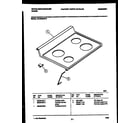 White-Westinghouse KF440GDH6 cooktop parts diagram