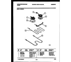 White-Westinghouse KF480NW3 broiler parts diagram