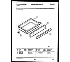 White-Westinghouse KF480NW3 drawer parts diagram