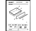 White-Westinghouse KF300GDW6 drawer parts diagram