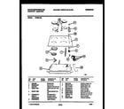 White-Westinghouse KP632LW2 cooktop parts diagram