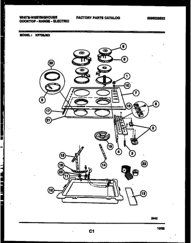 Cooktop parts