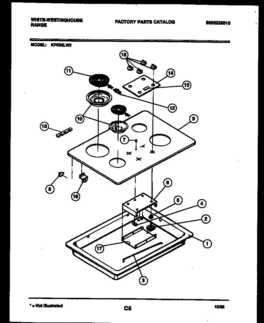 Cooktop parts