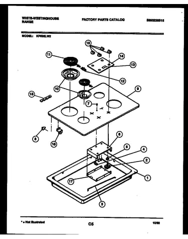 Cooktop parts