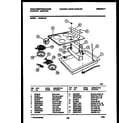 White-Westinghouse KP332LD2 cooktop parts diagram