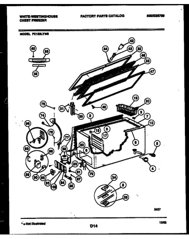 Chest freezer parts
