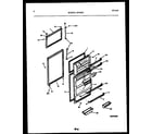 White-Westinghouse RT216TLW0 door parts diagram