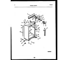 White-Westinghouse RT216TLD0 cabinet parts diagram