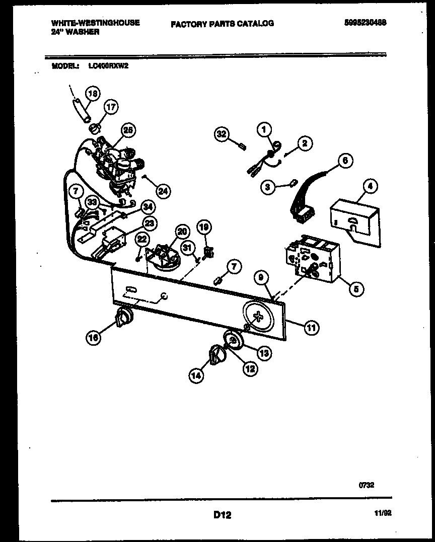 CONSOLE AND CONTROL PARTS