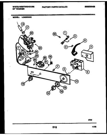Console and control parts