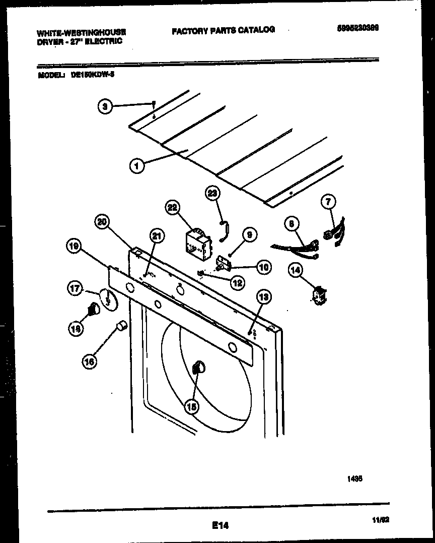 CONSOLE AND CONTROL PARTS