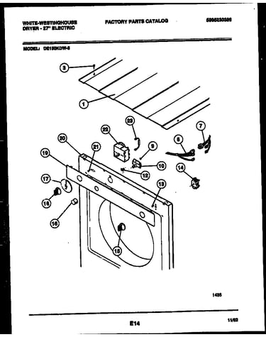 Console and control parts
