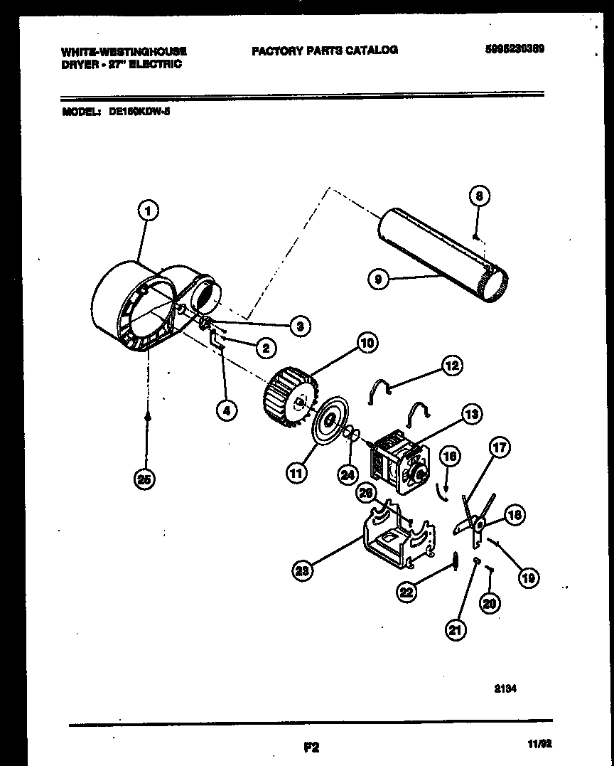 Blower and drive parts