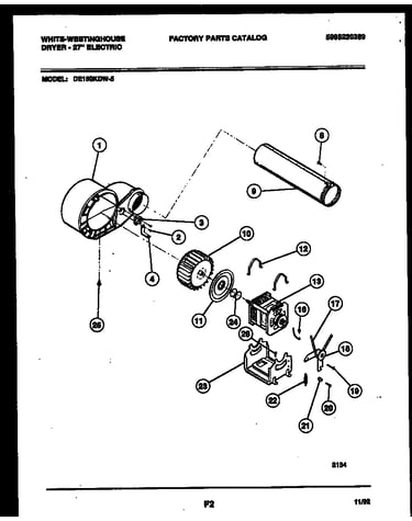 Blower and drive parts