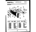 White-Westinghouse SP184NXR2 console and control parts diagram