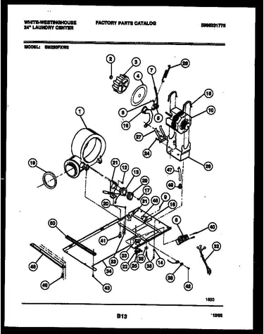 Motor and blower parts