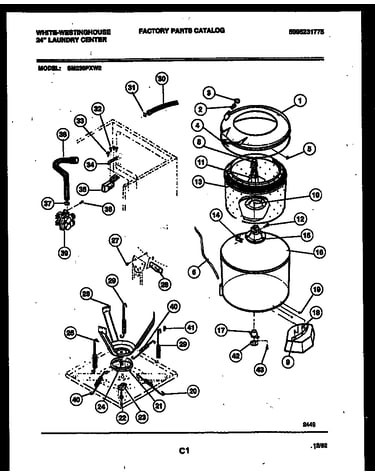 Tubs, water valve and lid switch