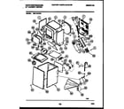 White-Westinghouse SM115PXW2 cabinet parts and heater diagram