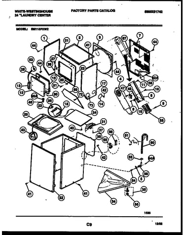 Cabinet parts and heater