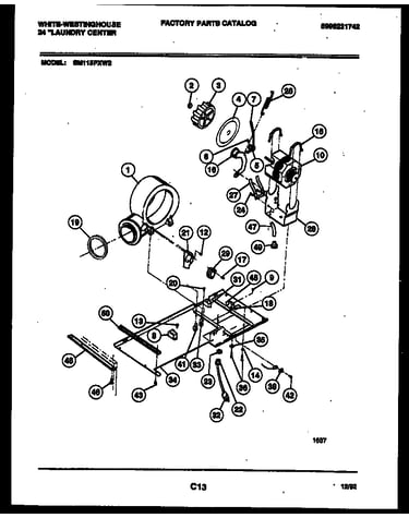 Motor and blower parts