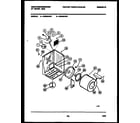 White-Westinghouse DG400AXD1 cabinet and component parts diagram