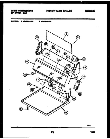 Console and control parts