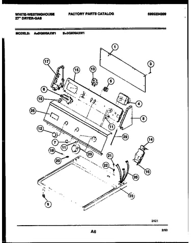 Console and control parts