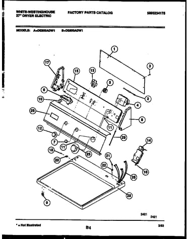 Console and control parts