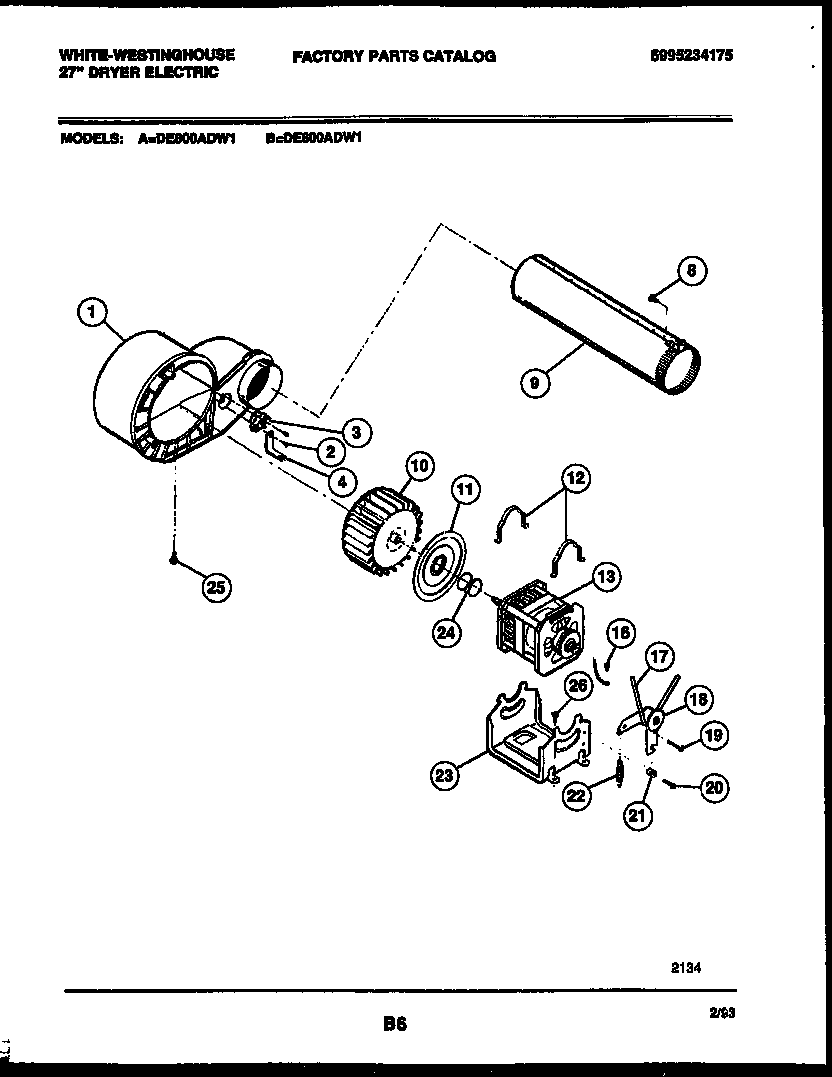 Blower and drive parts