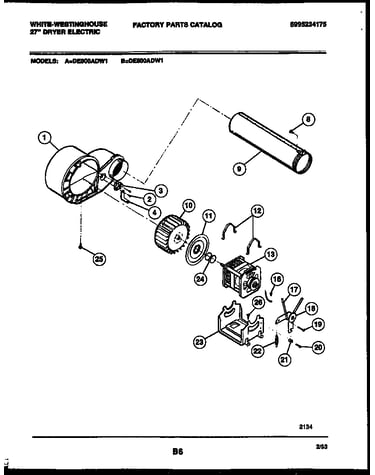 Blower and drive parts