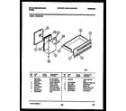 White-Westinghouse KF404GDD6 door and drawer parts diagram