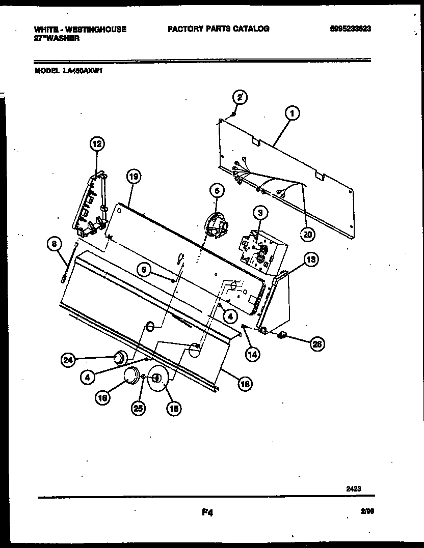 CONSOLE AND CONTROL PARTS