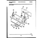 White-Westinghouse LA450AXW1 console and control parts diagram