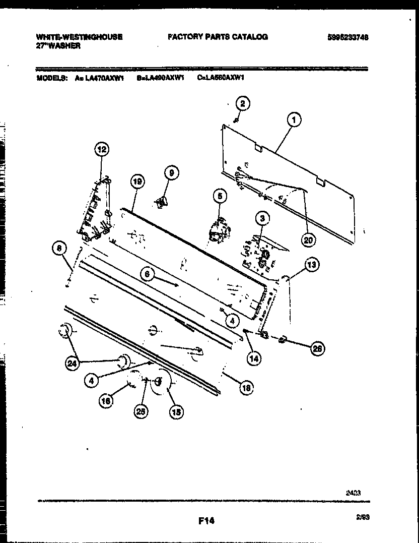 Console and control parts